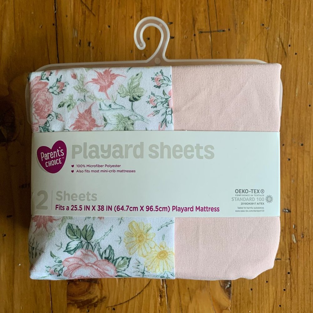 Playard Sheets 25.5" x 38"
